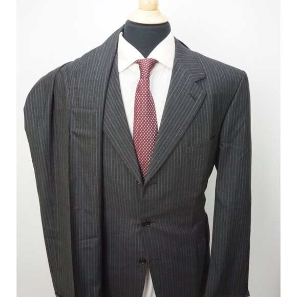 Brioni Nomentano Gray Striped S150s Wool 2 Pc Suit Jacket Pants 44R BRAND NEW - Picture 4 of 12